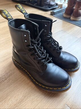 Dr. Martens 1460 Women’s Black Leather Lace-Up Boots
